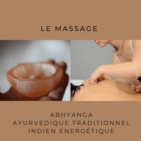 Le massage abhyanga - ayurvédique indien traditionnel